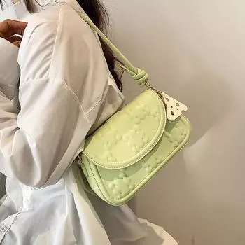 Сумки через плечо с дизайном «бисквит», женские, с клапаном, через плечо, сумка-мессенджер с двумя ремешками, дизайнерская сумка класса люкс 25x15x7cm