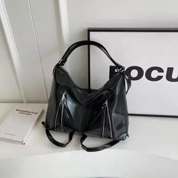 Сумки через плечо с прочным внутренним отделением и строчкой, модные высококачественные женские сумки с застежкой-молнией, женские сумки из искусственной кожи