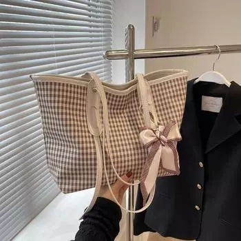 Сумки через плечо с узором «Gird», женские сумки большой вместимости, новые модные повседневные сумки для женщин через плечо