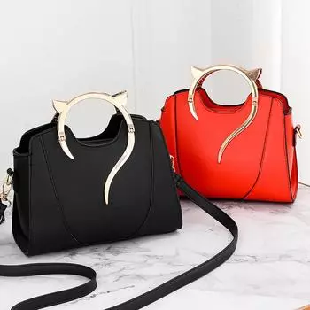 Сумки через плечо в стиле ретро, женская сумка большой вместимости, повседневные сумки через плечо, женские сумки из искусственной кожи с верхней ручкой 25x12x19cm белый