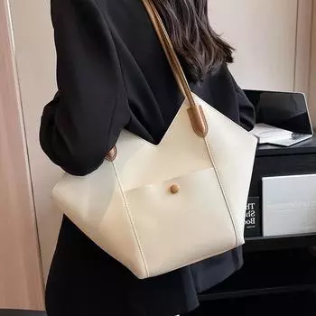 Сумки Commute большой емкости подмышками, новые модные сумки на одно плечо, летняя популярная сумка-тоут из искусственной кожи с текстурой