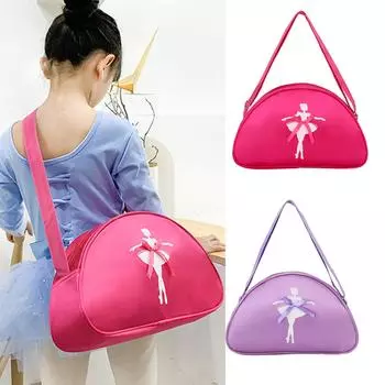 Сумки для балета Сумка через плечо Сумка для балета Сумка принцессы Сумка для латинских танцев для любителей балета Танцоров Студентов розовый