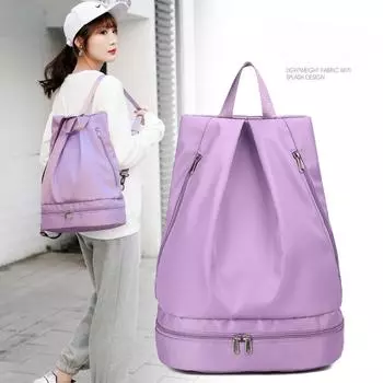 Сумки для фитнеса и спортзала Wet Dry Separation, водонепроницаемая сумка для плавания, женская дорожная спортивная сумка для йоги, мужская сумка для баскетбола и футбола, рюкзак