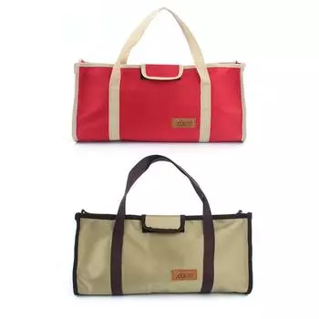 Сумки для гвоздей для палаток, складная сумка для хранения инструментов, износостойкая для кемпинга на открытом воздухе Khaki