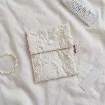 Сумки для хранения гигиенических салфеток корейский милый цветок большой емкости для девочек мультфильм физиологический менструальный органайзер для тампонов сумка мини-сумка