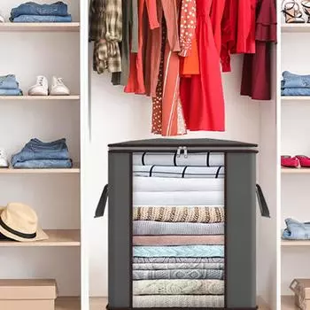 Сумки для хранения одеял, складные водонепроницаемые одеяла, сумки для хранения игрушек и книг серый