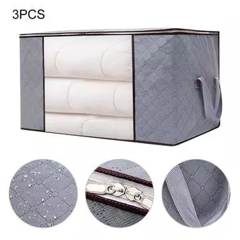 Сумки для хранения с двойными молниями, большим прозрачным окном и переносными ручками