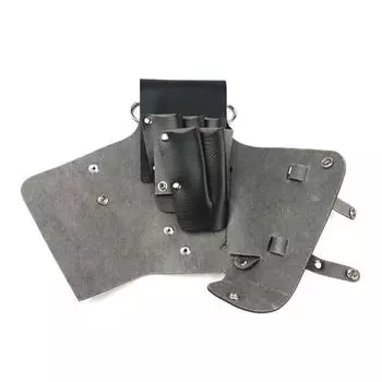 Сумки для хранения, сумка для парикмахерских ножниц, парикмахерские сумки-кобуры, держатели для инструментов, переносные зажимы, чехол для расчески, салон чёрный