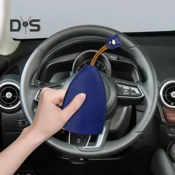 Сумки для ключей от машины с декором в виде мультяшного кролика, выдвижной держатель для ключей с завязкой, дизайн с кольцом для ключей с полной защитой, компактный органайзер для ключей красный