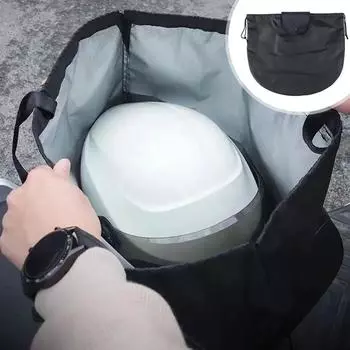 Сумки для мотоциклетных шлемов, большая вместимость, дорожная сумка для хранения багажа, расширяемая водонепроницаемая защитная дорожная сумка для мотороллера, велосипеда