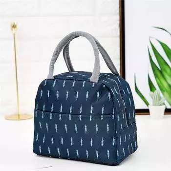 Сумки для обеда портативная водонепроницаемая ткань Оксфорд мультяшные цвета изолированная сумка-холодильник для ланча для работы 3