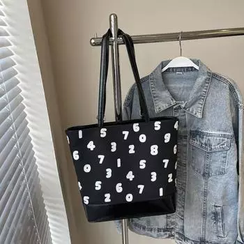 Сумки для отдыха большой вместимости для женщин универсальная лоскутная холщовая женская сумка через плечо с подвеской новая