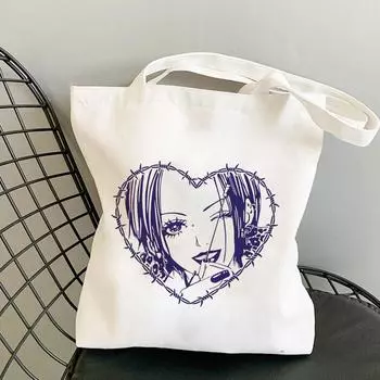 Сумки для покупок Nana Anime Manga Ren Honjo Kawaii Girl Shopper Bag Печать Холст Большая сумка Сумки Женская сумка Harajuku Сумка на плечо