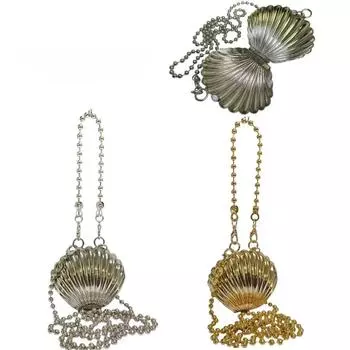 Сумки для помады для женщин, модная жемчужная мини-сумочка, сумка через плечо, золотая сумка-ракушка, дизайнерская сумка через плечо, мини-сумка для хранения помады золотой