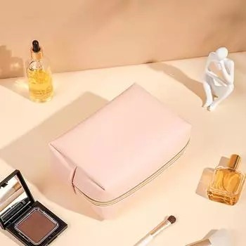 Сумки для туалетных принадлежностей из искусственной кожи, водонепроницаемые, дорожные, косметички для женщин, маленькие, средние, большие, органайзеры для косметики S чёрный