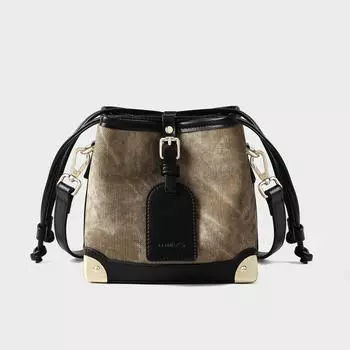 Сумки для женщин на весну и лето Новый стиль Выставочный зал с масляной живописью Сумка-ведро Высококачественная стильная сумка через плечо на одно плечо