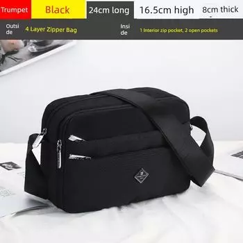 Сумки для женщин Новое поступление Деловые сумки для среднего возраста Small size Black (simple)