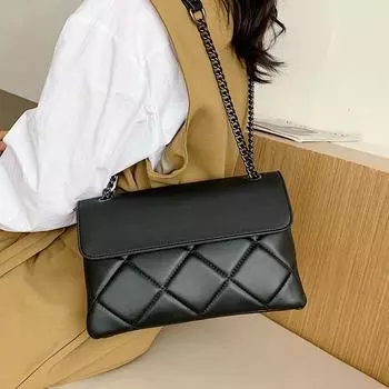 Сумки для женщин, новые роскошные дизайнерские модные сумки на цепочке через плечо из мягкой кожи с текстурой, большие вместительные сумки