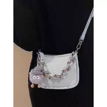 Сумки для женщин Ранняя весна Нишевый дизайн Сумка-ланчбокс Elf Простая и универсальная ручная сумка через плечо на одно плечо