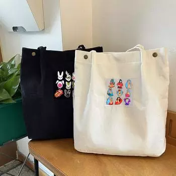 Сумки для женщин Вельветовая сумка через плечо Повседневная сумка-тоут Экологичные многоразовые сумки для покупок Высококачественная женская сумка 36X10X36CM