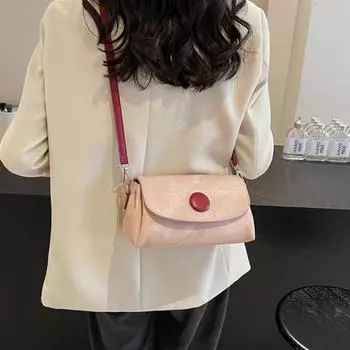 Сумки для женщин Весна Новая ретро Большая вместимость одно плечо сумка через плечо Текстура Commute Универсальная сумка тренд