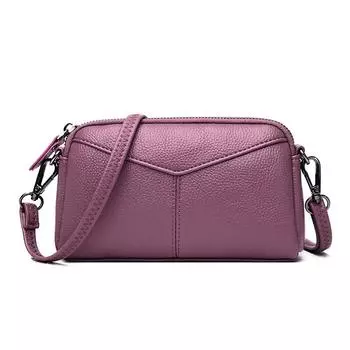 Сумки для женщин Весна Новый PU женский клатч Корейская мягкая сумка через плечо Простая повседневная сумка-ракушка