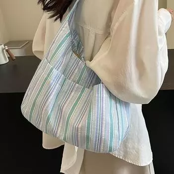 Сумки из холста для старшеклассников для женщин, сумки для женщин в классе, новые стильные сумки подмышками для женщин, модные и универсальные сумки на одно плечо