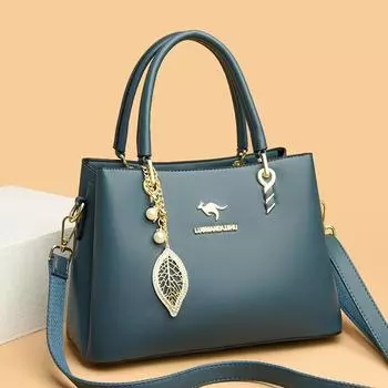 Сумки из искусственной кожи для новых дам класса люкс Большие женские сумки Квадратные сумки через плечо