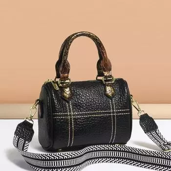 Сумки из коровьей кожи класса люкс, новые однотонные сумки из натуральной кожи, маленькие сумки через плечо для женщин, женская мини-сумка через плечо