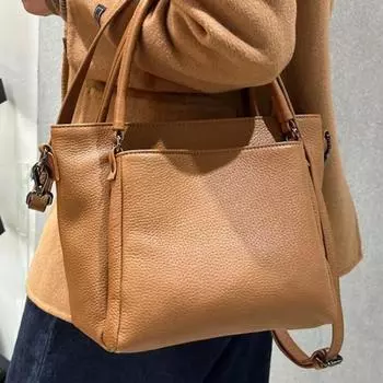 Сумки из натуральной кожи для женщин, сумки через плечо, женские сумки через плечо, дизайнерские сумки-тоут коричневый