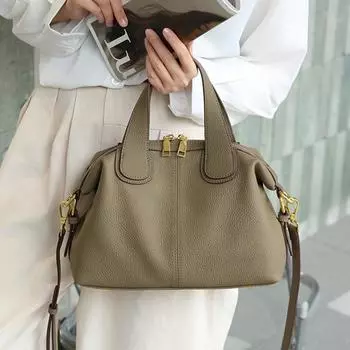 Сумки из натуральной кожи для женщин, модные дизайнерские сумки с широким ремешком и подушкой, женские сумки через плечо