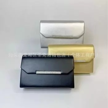 Сумки из натуральной кожи с принтом в виде пятен Сумки из искусственной кожи со стразами Металлические полоски Клатч с бриллиантами Квадратные сумки Сумки-кроссбоди на одно плечо Сумки для ужина 22*14*6 золотой