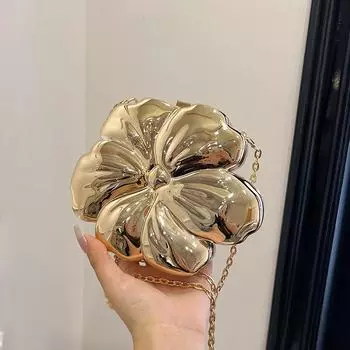 Сумки изменить помада ужин сумка женская 2024 новый свежий девушка танцует цепь акриловая сумка золотой