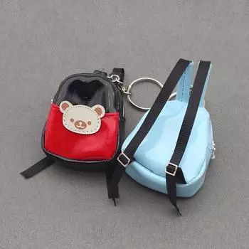 Сумки Мини Кукольный Рюкзак Модель Мини Школьный Рюкзак Орнамент Мини Рюкзак Модель Для Дома Кукольная Фотография белый