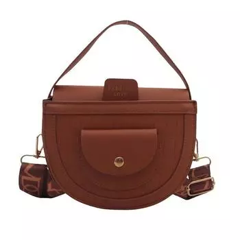 Сумки Модные сумки Текстурированные сумки через плечо из ПУ Универсальные сумки-мессенджеры коричневый