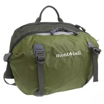 Сумки Montbell для мужчин и женщин, сумки через плечо, сумки для тела, нейлон, зеленый, поясная сумка Trail, 7 л, 1133199