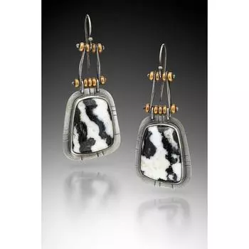 Сумки на качающейся руке, двухцветные серьги, модные тенденции, женские красивые украшения, подарок на день святого Валентина, день рождения 1 Pair