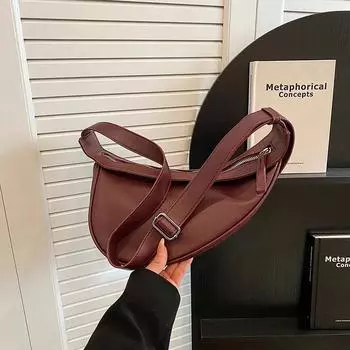 Сумки на молнии из искусственной кожи для женщин, новая горячая распродажа, повседневная модная сумка через плечо, прочные сумки-седла через плечо, сумки-патронташ