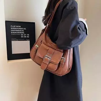 Сумки на плечо из искусственной кожи на молнии, женские сумки на распродаже, высококачественные новые швейные нитки, сплошные квадратные сумки-кошельки для женщин