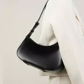 Сумки на плечо из натуральной кожи для женщин, новые трендовые дизайнерские полумесяцы, женские сумки и кошельки
