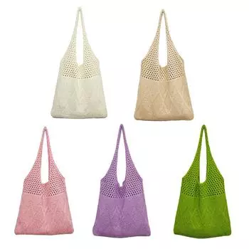 Сумки на плечо из полиэфирного волокна, однотонные женские сумки для повседневного шоппинга, путешествий - хаки