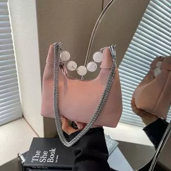 Сумки на плечо с застежкой-молнией, женские сумки на распродаже, новые, высококачественные швейные нитки, ПУ бисер