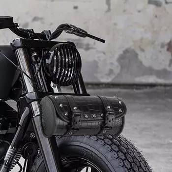 Сумки на седло мотоцикла, боковая сумка для инструментов, водонепроницаемая, небольшой емкости, сумки для хранения, набор для ремонта автомобиля, кожаные сумки на седло коричневый