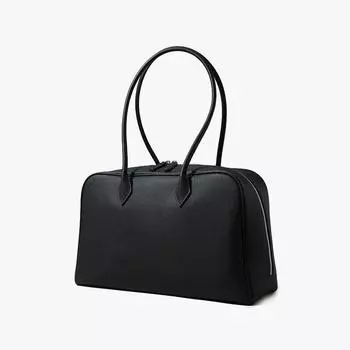 Сумки осень и зима высокого класса нишевые первый слой коровьей кожи сумки через плечо модные кожаные женские сумки сумки-тоут сумки Гуанчжоу чёрный