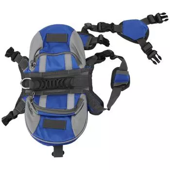 Сумки-седла для собак Hound Dog Camping Hiking со светоотражающими полосками для рюкзака Small Medium Large M