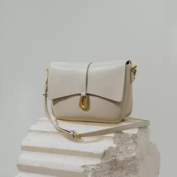 Сумки-седла женские из коровьей кожи с металлической пряжкой подмышечная сумка ретро стильная сумка через плечо для поездок на работу (20cm<Max Length<30cm) коричневый