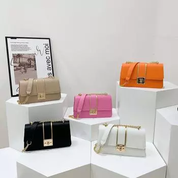 Сумки сумка подмышка новая осень корейская версия модная цепная сумка модная текстура повседневная каменный узор сумка на плечо чёрный