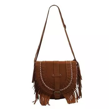Сумки, сумки с кисточками, нишевые ретро-сумки-седла, модные сумки через плечо, повседневные сумки через плечо, женские