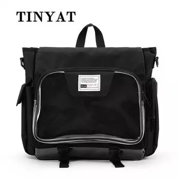 Сумки TINYAT, новинка 2023, сумки на плечо, простые женские многофункциональные сумки для старших школьников, сумки для школьников для детей 32cm*30cm*8.5cm розовый