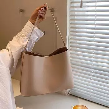 Сумки-тоуты большой вместимости для женщин, роскошные дизайнерские женские сумки под мышками, трендовые однотонные модные повседневные женские сумки